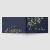 "Goldene Blüten der Liebe" | Romantische Hochzeit Gästebuch (Voll)