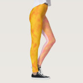 Goldene Blüten-Mirage Leggings (Rechts)