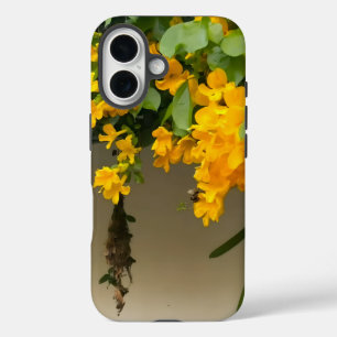 Goldene Blüten-Schönheit iPhone 16 Hülle