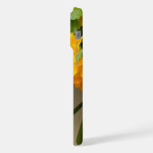 Goldene Blüten-Schönheit iPhone Hülle (Linke Seite)