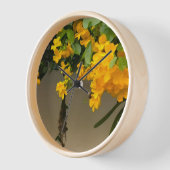 Goldene Blüten-Schönheit Uhr (Winkel)