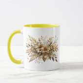 goldene Blüten Tasse (Links)