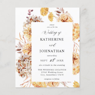 Goldene Blütenhochzeit Flyer