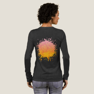 Goldene Blütenmirage Tri-Blend Shirt