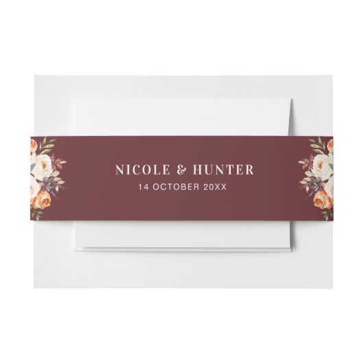 Goldene Blütenzeit Einladungsbanderole (Vorderseite Beispiel)