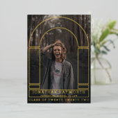 Goldene Bögen Abschluss Einladung (Stehend vorne)