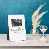 Goldene Bogen zum 50-jährigen Jubiläum Fotoplatte (Seite)