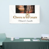 Goldene Bogen zum 60-jährigen Jubiläum Banner (Messeveranstaltung)