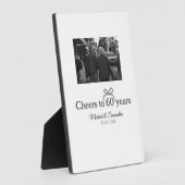 Goldene Bogen zum 60-jährigen Jubiläum Fotoplatte (Seite)