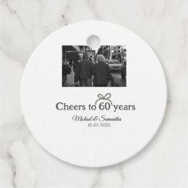 Goldene Bogen zum 60-jährigen Jubiläum Geschenkanhänger