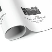 Goldene Bogen zum 60-jährigen Jubiläum Geschenkpapier (Rolleneckpunkt)