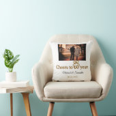 Goldene Bogen zum 60-jährigen Jubiläum Kissen (Stuhl )