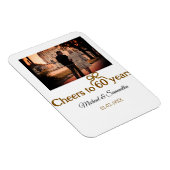 Goldene Bogen zum 60-jährigen Jubiläum Magnet (Rechte Seite)