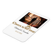 Goldene Bogen zum 60-jährigen Jubiläum Magnet (Linke Seite)