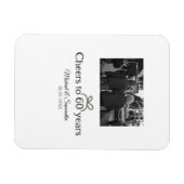 Goldene Bogen zum 60-jährigen Jubiläum Magnet (Horizontal)