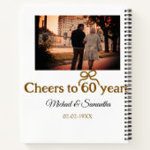 Goldene Bogen zum 60-jährigen Jubiläum Notizblock (Rückseite)