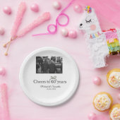 Goldene Bogen zum 60-jährigen Jubiläum Pappteller (Party)