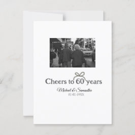 Goldene Bogen zum 60-jährigen Jubiläum Postkarte