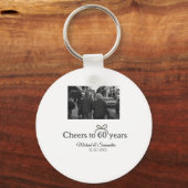 Goldene Bogen zum 60-jährigen Jubiläum Schlüsselanhänger (Vorderseite)