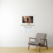 Goldene Bogen zum 60-jährigen Jubiläum Wandteppich (Beispiel)