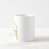 Goldene Bogenlaterne Ramadan Mubarak Kaffeetasse (Mittel)