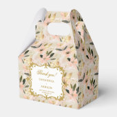 Goldene Boho Gastgeschenk Hochzeit Box Keepsakes Geschenkschachtel (Vorderseite)