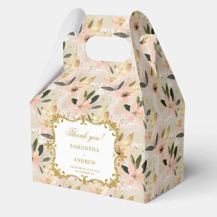 Goldene Boho Gastgeschenk Hochzeit Box Keepsakes Geschenkschachtel