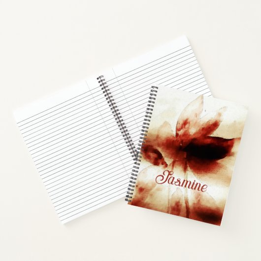 Goldene botanische Foliage Notizblock (Innenseite)