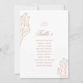 Goldene Botanische Hochzeitssattelkarte Einladung