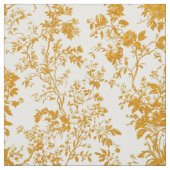 Goldene botanische Ranken Stoff (Muster)