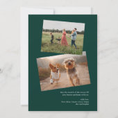 Goldene Branchen Frohe Weihnachten 3 Foto (Rückseite)