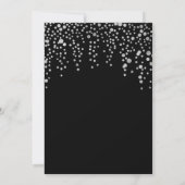 goldene Brautdusche Einladung (Rückseite)