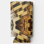 Goldene Bronzeblocke Selters Dosenkühler (Vorderseite)