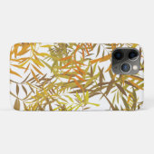 Goldene, bronzene und braune Weidenblätter Case-Mate iPhone Hülle (Rückseite (Horizontal))