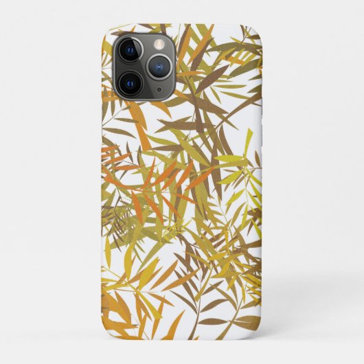 Goldene, bronzene und braune Weidenblätter Case-Mate iPhone Hülle (Rückseite)
