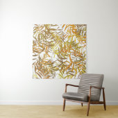 Goldene, bronzene und braune Weidenblätter Wandteppich (Beispiel (Horizontal))