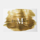 Goldene Brush Fußmatte (Vorderseite)
