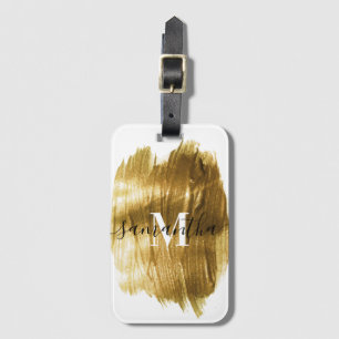 Goldene Brush Gepäckanhänger