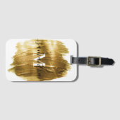 Goldene Brush Gepäckanhänger (Vorderseite (Horizontal))