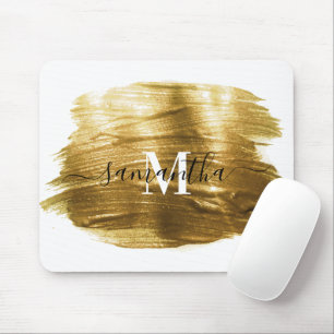 Goldene Brush Mousepad