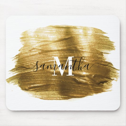 Goldene Brush Mousepad (Vorne)