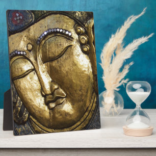 Goldene Buddha-Segnung Inspirierende Liebe Fotoplatte