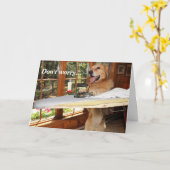 Goldene Bügelförderung Karte (Gelbe Blume)