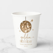 Goldene Burg Pappbecher (Vorderseite)