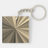 Goldene Burst Schlüsselanhänger (Rückseite)