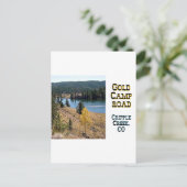Goldene Camp Postkarte (Stehend Vorderseite)