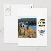 Goldene Camp Postkarte (Vorne/Hinten)