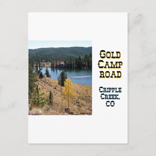 Goldene Camp Postkarte (Vorderseite)