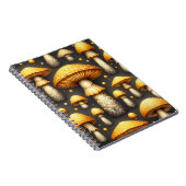 Goldene Champignons Notizblock (Rechte Seite)