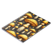 Goldene Champignons Notizblock (Linke Seite)
